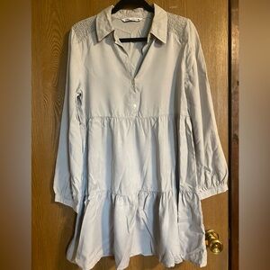 Zara button up dress